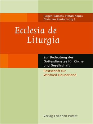 cover image of Ecclesia de Liturgia